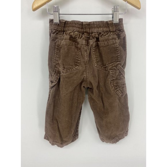 Greendog brown corduroy carpenter pants size 18 months 100% cotton - Picture 2 of 3